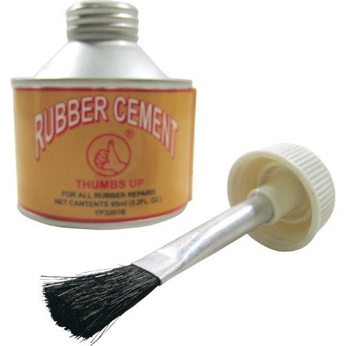 ラバーセメント ブラシ付 100cc 1個