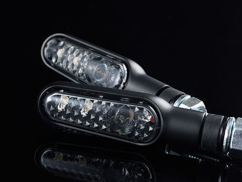 LED turn signals D-Light ONE Matte Black, set of 2