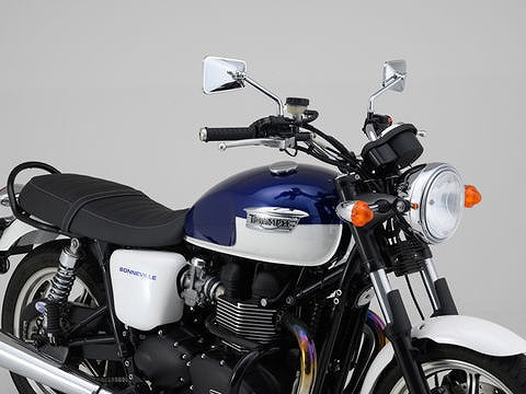 High-Visibility Mirror Classic Low Chrome Plated M10 Right-Hand Thread Non-Compliant with New Safety Standards