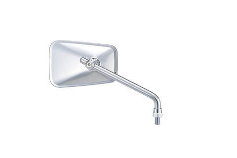 High-Vis Mirror Classic Low Chrome Plated M10 Reverse Thread Not Compliant with New Safety Standards