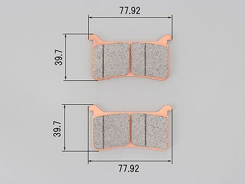 Daytona 67455 Golden Pad X Front Brake Pads