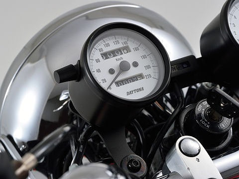 Mechanical Speedometer φ60 Black Body/White Panel 220km/h