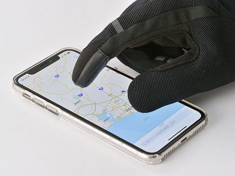 ヘンリービギンズ HBG-050 ストレッチフィットグローブ ブラック Mサイズ タッチパネル対応