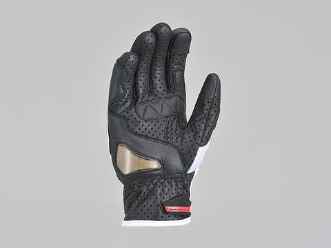 HenlyBegins HBG-053 Sports Mesh Gloves Black/White M size
