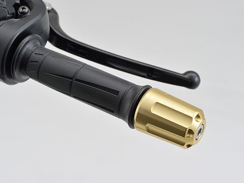 Heavyweight Bar End Revolver Champagne Gold M17 Kawasaki M17 Type