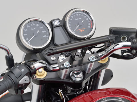 マルチバーUSB電源 タイプC ブラック 155mm ハンドルポストクランプタイプ スタンダード
