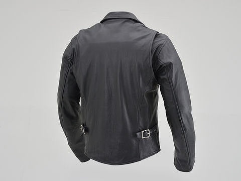 DL-003 ダブルライダースジャケット メンズ用 男性用 ブラック XLサイズ 牛革/ポリエステル