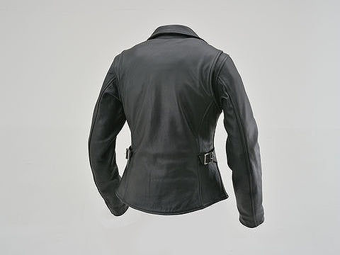 DL-003 ダブルライダースジャケット レディース用 ウーマンズ用 女性用 ブラック WMサイズ 牛革/ポリエステル