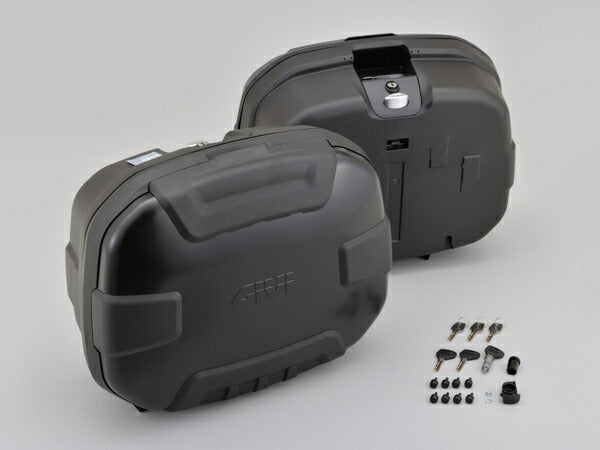 GIVI TRK35B PACK2 Aluminum Monokey Cases Black, Set of 2