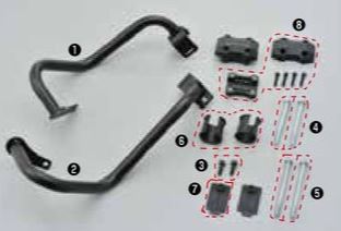 Engine guard body for 97699, left side CB1100EX