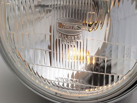 Headlight (Size M) Chrome-plated/Lens diameter 153mm