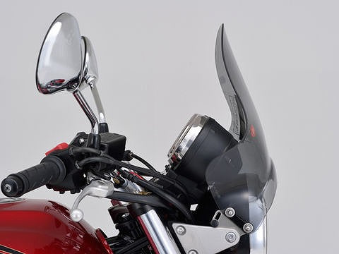 GIVI A201 Universal Screen, Semi-Smoke, Universal Fit