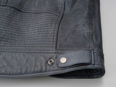 DL-006 カフェライダースジャケット ネイビー Lサイズ