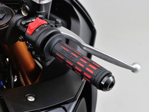 グリッピーグリップ GG-D-TAPERD-SP ブラック×レッド 122mm 汎用