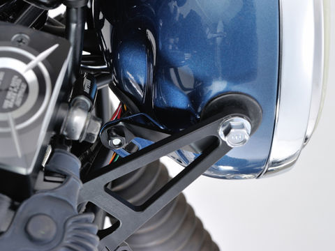 Normal Headlight Stay Set Black SR400/500