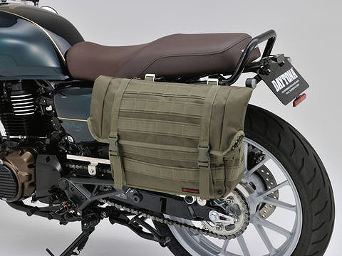 DHS-28 サドルバッグWR 防水 グリーン 10L