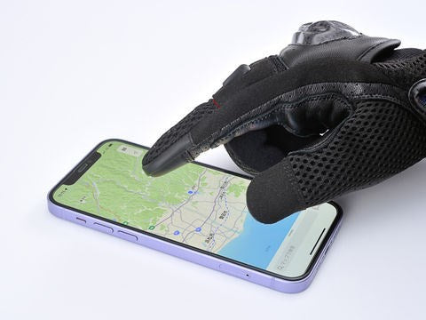 DG-003 カーボンメッシュグローブ ブラック L