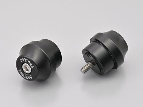 Heavyweight Bar End Mirror Adapter Matte Black M6 Suzuki Set of 2 Left and Right