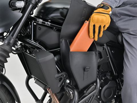 HB DHS-40 フレームバッグ ブラック 左側 1.5L エリミネーター/SE