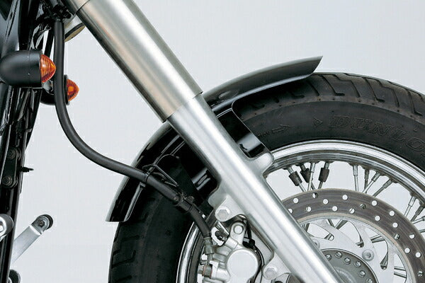 ショートフロントフェンダー(FRP黒ゲル)/ドラッグスター DSC400