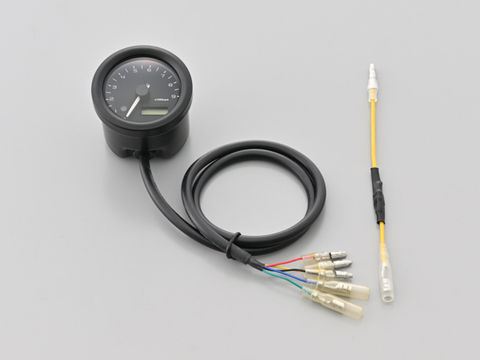 VELONA Electrical Tachometer, Black, Φ48