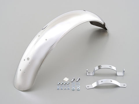 【アウトレット】ステンレス ショートリアフェンダー/テールランプナシ SR400/500(78-)