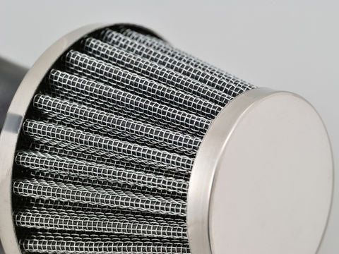 Super Power Filter φ35 with φ5 Nipple, 90-Degree Angle (Compatible with Emission Models)