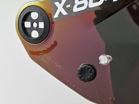 X-804RS シールド XFR-03 イリジウムレッド