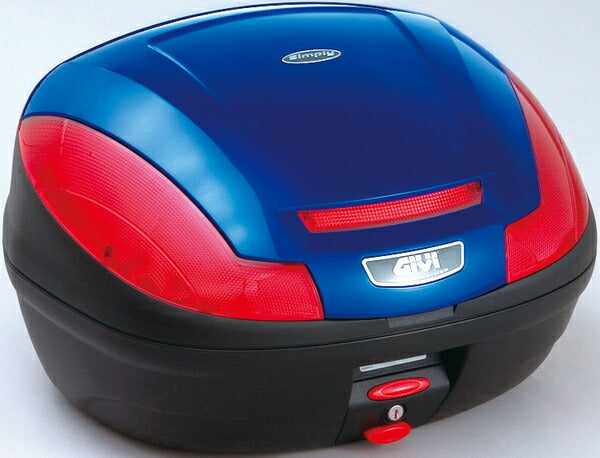 GIVI Monolock Case E470B529D, Painted Blue, Without Stop Lamp