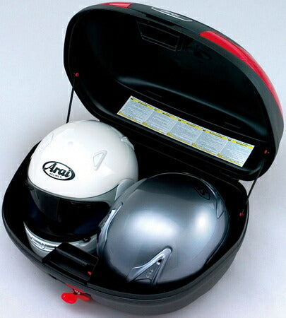 GIVI E470ND Monolock Case, Unpainted Black, No Stop Light