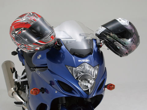ヘルメットホルダー ミラークランクタイプ GSX1300R隼/BANDIT1250F バンディッド1250F