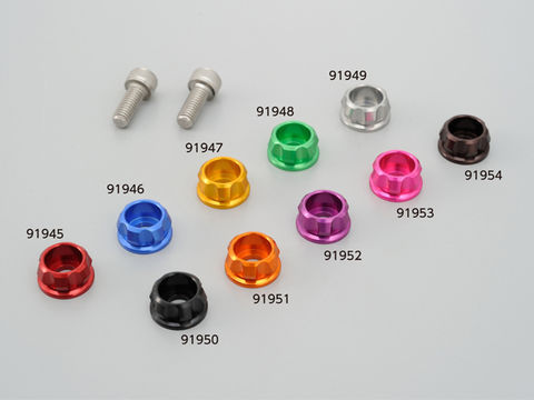 ナンバーホルダーセット M6 ピンク