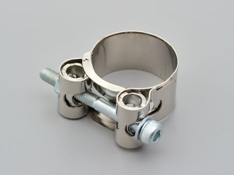 ジョイントパイプバンド φ26~φ28 ユニクロメッキ 1個入