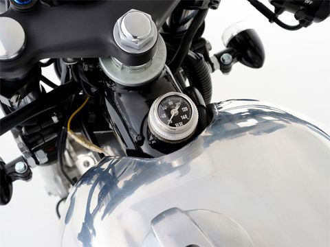KEDO RR Dipstick Oil Temperature Gauge Black Panel SR400/SR400FI/SR500