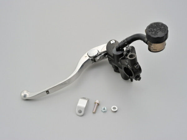 NISSIN ラジアルクラッチマスターシリンダー 縦型Φ19 ブラック/シルバーレバー スモークタンク