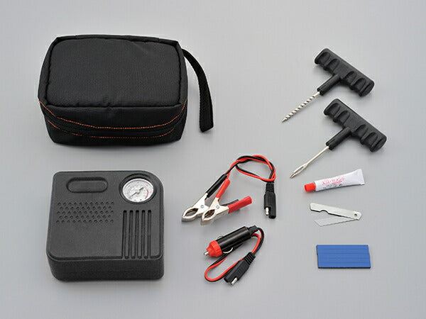 パンク修理キット 電動エアポンプ付き