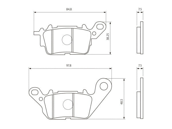 赤パッド ブレーキパッド フロント NMAX(16)