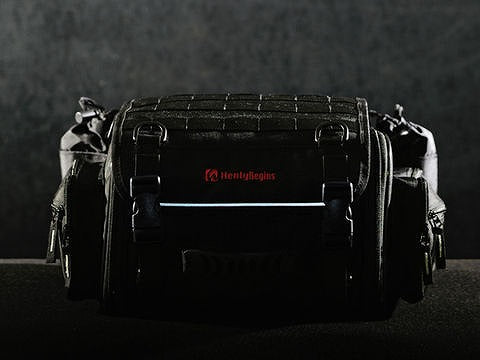 ヘンリービギンズ ツーリングシートバッグ DH-717 ブラック Sサイズ 20~26L