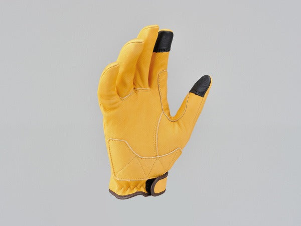 HBG-037 内縫い グローブ ショート キャメル XL