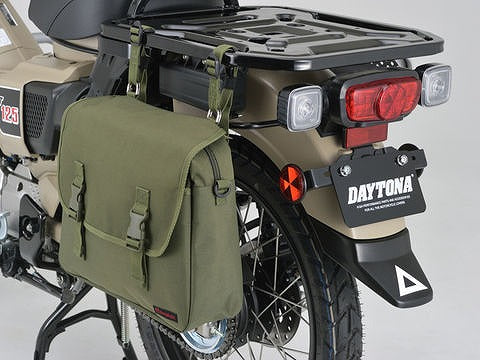 サドルバッグサポート スチール製マットブラック塗装仕上げ 左側専用
