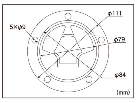 フューエルキャップパッド ポッティングタイプ KAWASAKI2 カワサキ ZRX1200DAEG