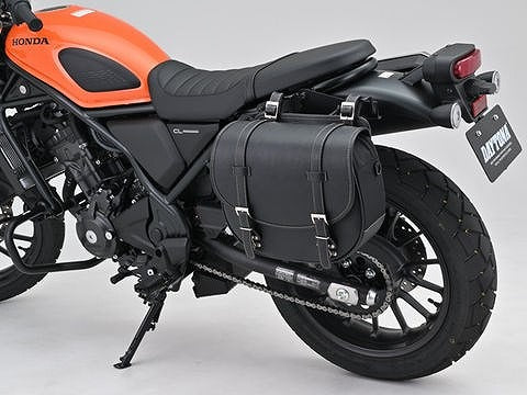 Saddlebag Support with Integrated Belt Loop, Left Side, Matte Black, for CL250 CL500