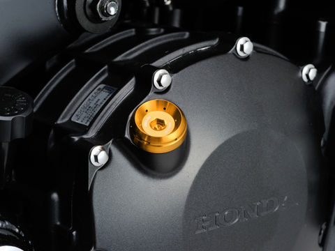 Aluminum Billet Oil Filler Cap (BULLET Type) Gold M24 x P3.0