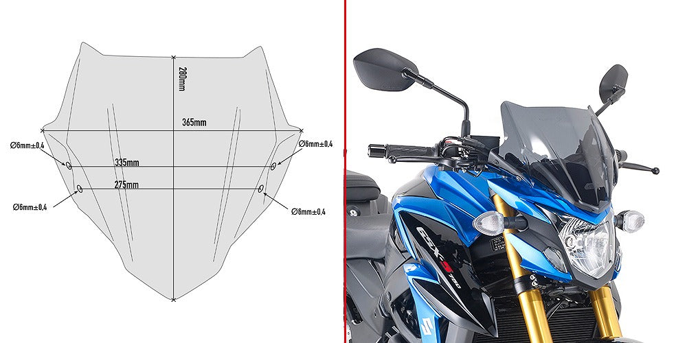 Givi A3113 Screen GSX-S750