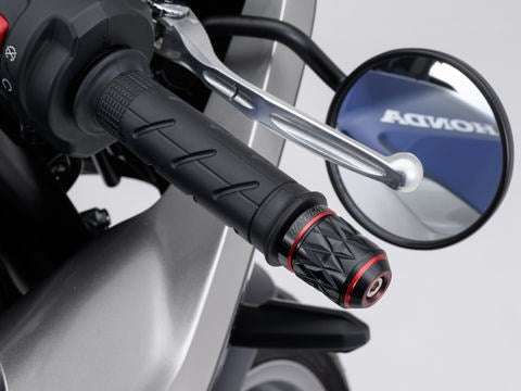 PREMIUM ZONE Handlebar End Plug KIRIKO Red Honda M6
