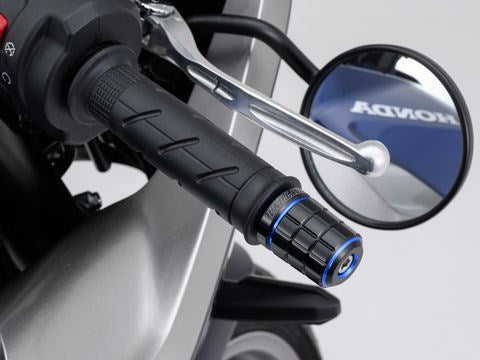 PREMIUM ZONE Handlebar End Plugs BRICK Blue for Honda M6