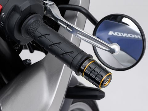 PREMIUM ZONE Handlebar End Plugs BRICK Gold for Honda M6