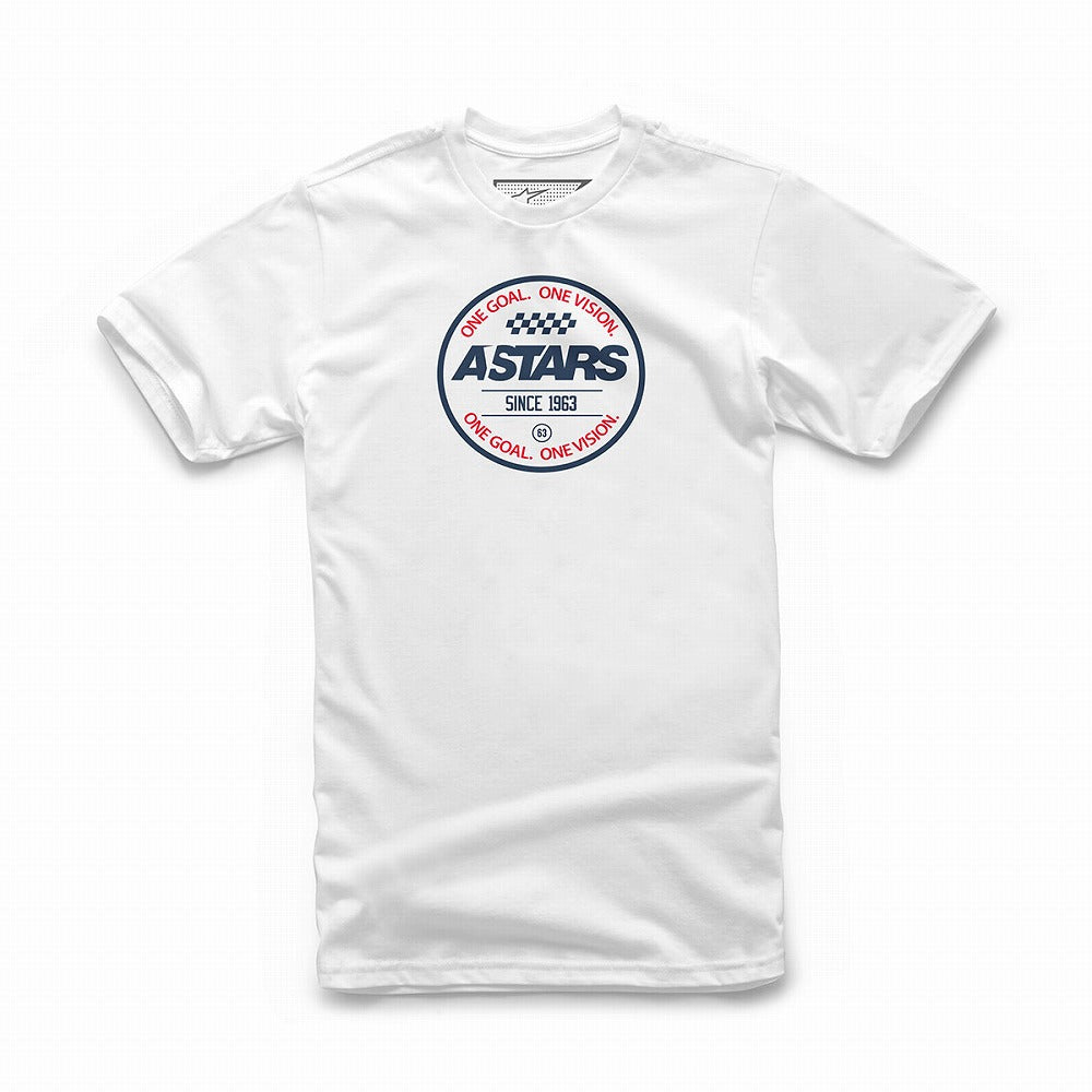 T-shirt Circle Track White Size L