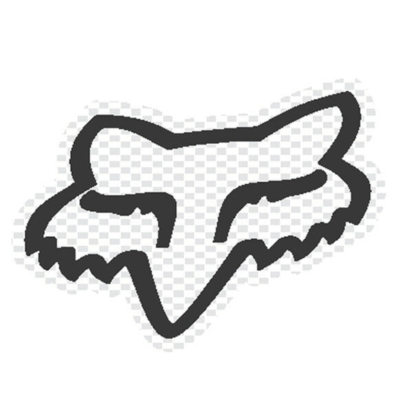 Sticker Big Head White Dots 18cm