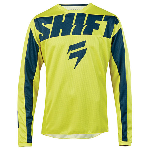WHITE LABEL YOKE JERSEY YELLOW/NAVY Size M